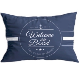 Подушки Marine Business Santorini Welcome, синие 40х60см 2шт. (10266038)